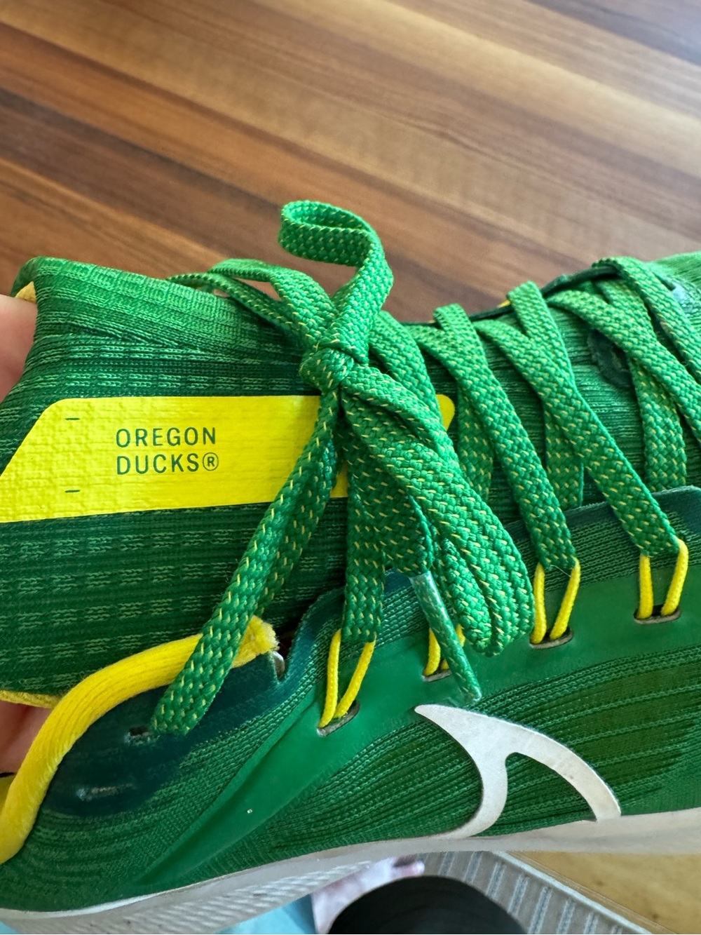 Oregon Ducks x Nike Air Zoom Pegasus 38 AE PE 2021 Player Exclusive Sneaker